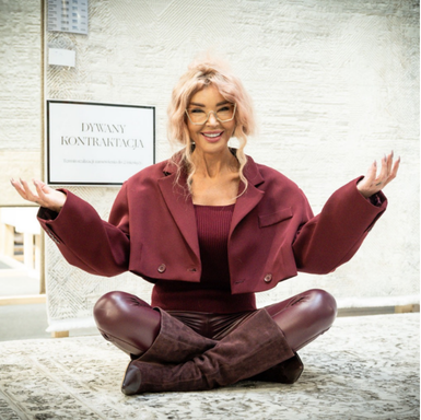 Ewa Minge na targach Eurofiran w Żywcu