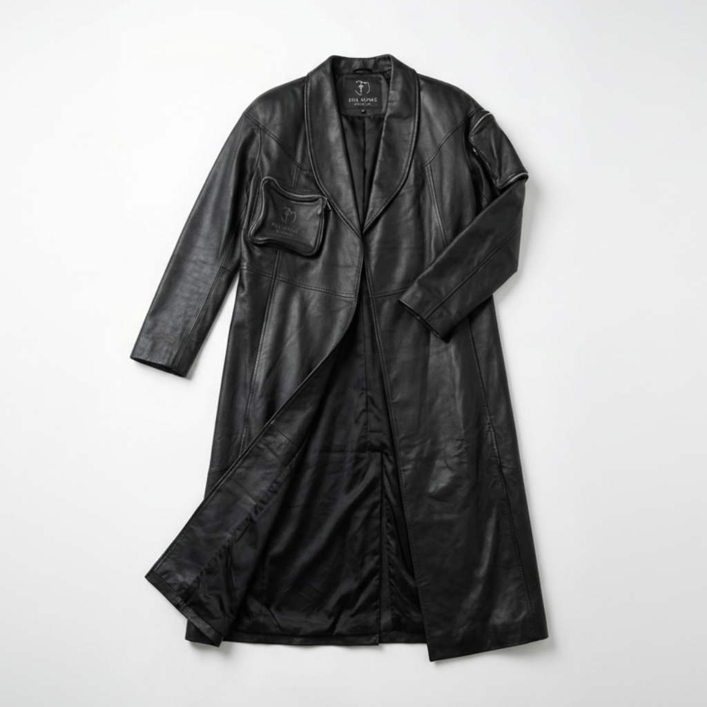 Płaszcz oversize "Futuro" Absolute Black