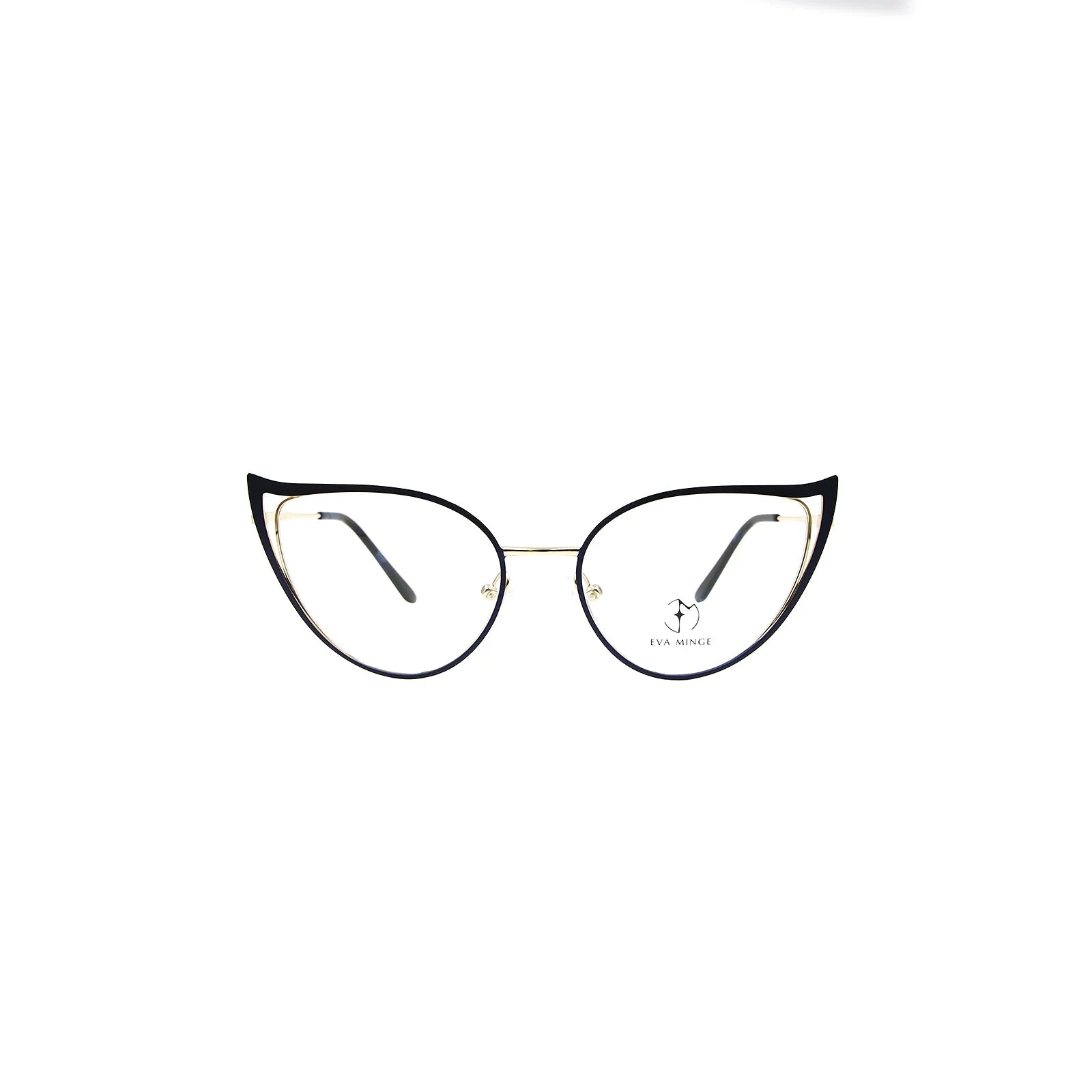 Okulary damskie Eva Minge EM 11317 C1 niebieskie, kocie