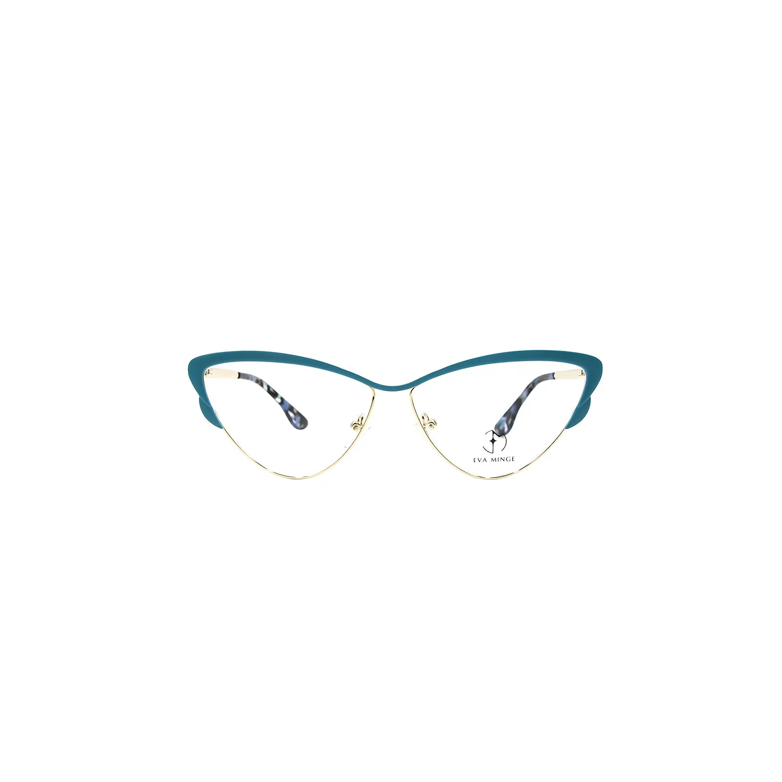 Eva Minge EM 11318 C1 women's glasses cat eye, blue
